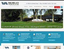Tablet Screenshot of michiganvascularcenter.com